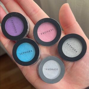 Sephora Vibrant Eyeshadow Collection - Lavender, Rose, Sky, Silver *new*